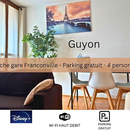 Apartmán Guyon - Cosy Proche Gare Parking Facile - Balcon #Sirdest Franconville  Exteriér fotografie